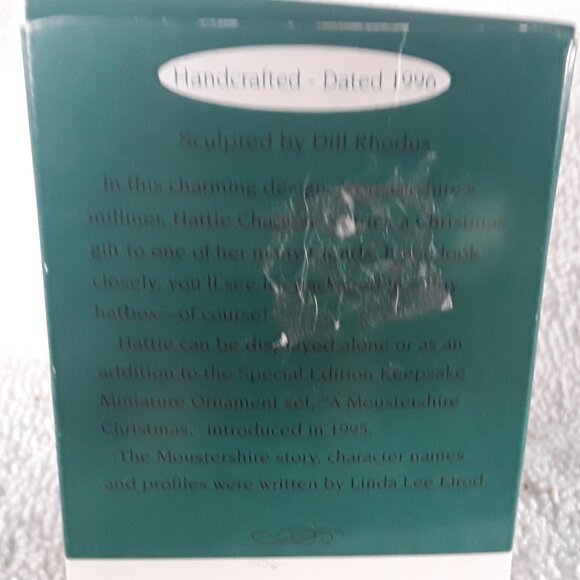 Hallmark Miniature Ornament- Hattie Chapeau, 1996 - Picture 5 of 5